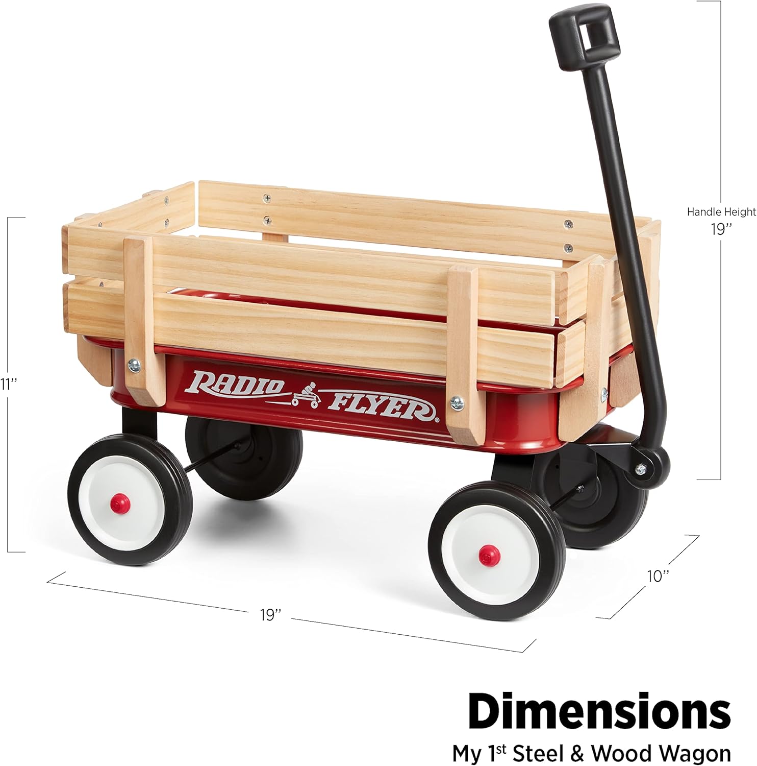 RADIO FLYER - MY 1ST STEEL AND WOOD WAGON - Toyworld Frankston