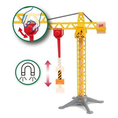 BRIO LIGHT UP CONSTRUCTION CRANE 5 PIECES