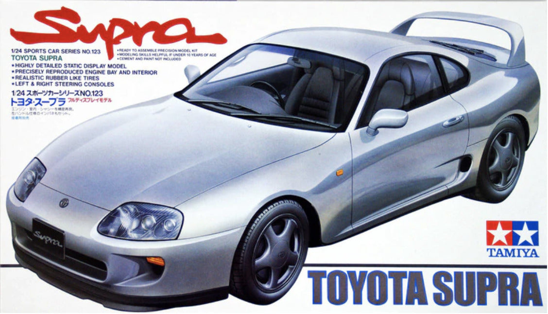 TAMIYA 1:24 TOYOTA SUPRA SPORTS CAR SERIES MODEL KIT - Toyworld Frankston