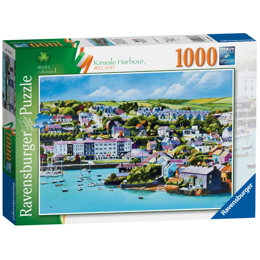 RAVENSBURGER - KINSALE HARBOUR IRELAND 1000PIECE PUZZLE - Toyworld Frankston