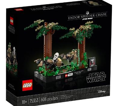 LEGO 75353 ENDOR SPEEDER CHASE DIORAMA - Toyworld Frankston