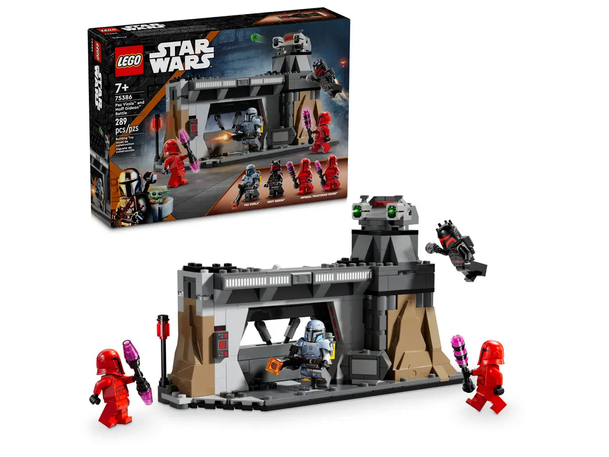 LEGO 75386 STAR WARS PAZ VIZSLA AND MOFF GIDEON BATTLE - Toyworld Frankston