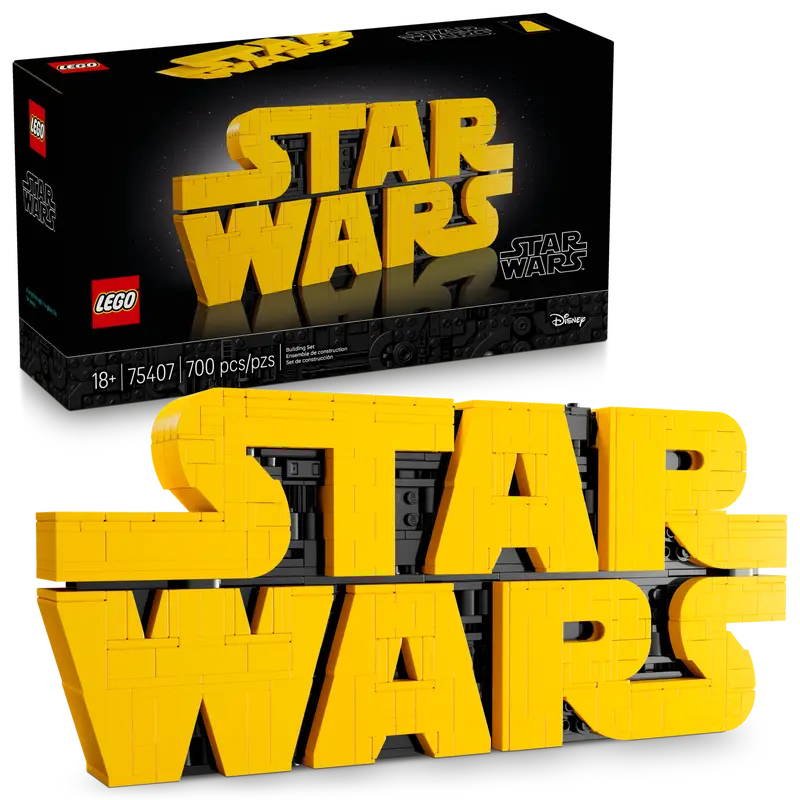 LEGO STAR WARS 75407 BRICK-BUILT STAR WARS LOGO - Toyworld Frankston
