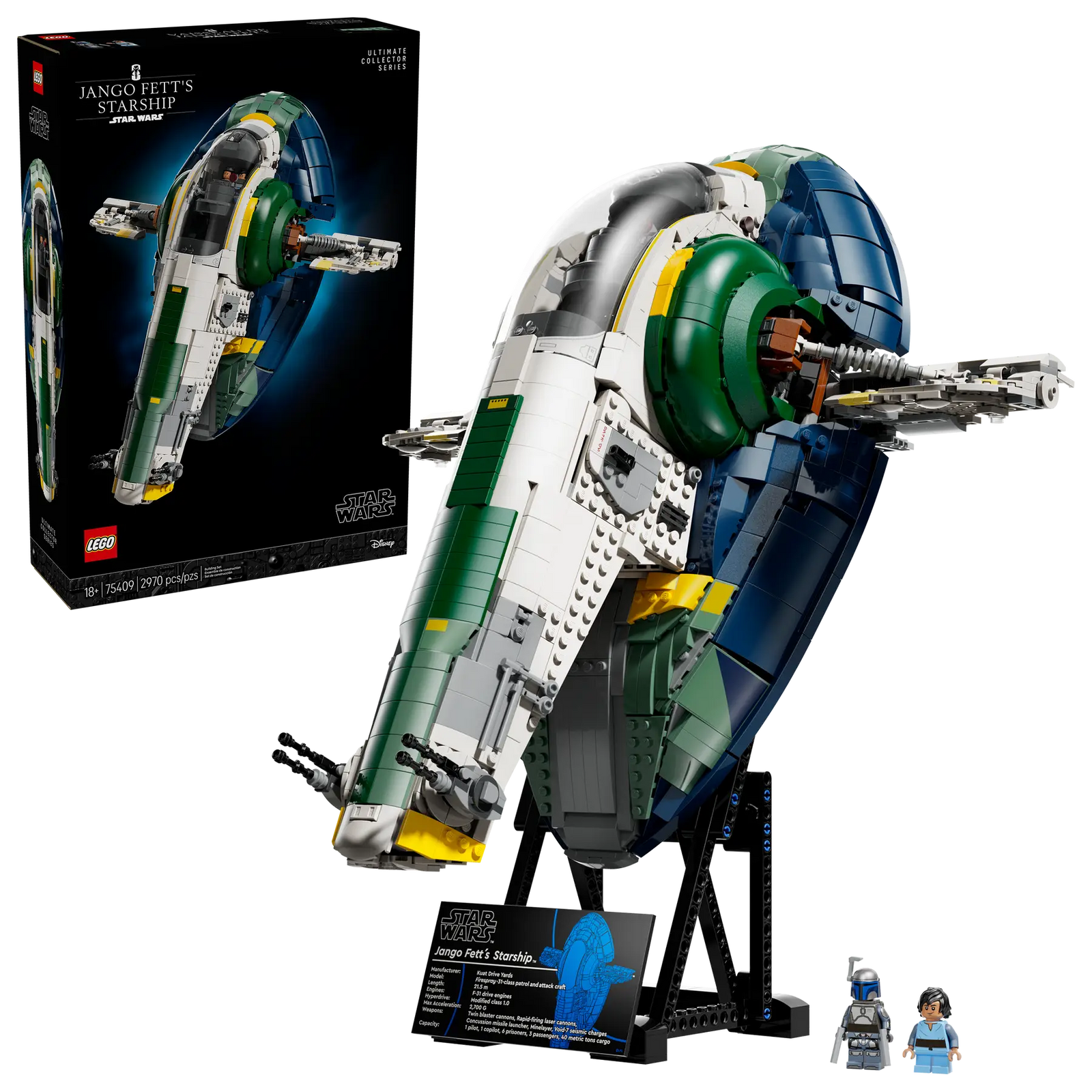 LEGO STARWARS 75409 JANGO FETT'S STARSHIP UCS - Toyworld Frankston