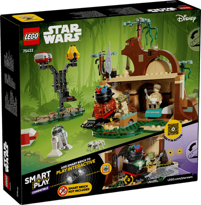 LEGO 75422 STAR WARS SMART PLAY - YODA'S HUT AND JEDI TRAINING - Toyworld Frankston