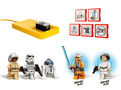 LEGO 75423 STAR WARS SMART PLAY - LUKES RED FIVE X-WING - Toyworld Frankston