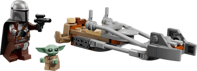 LEGO 75436 STAR WARS - THE MANDALORAIN AND GROGU SPEEDER BIKE