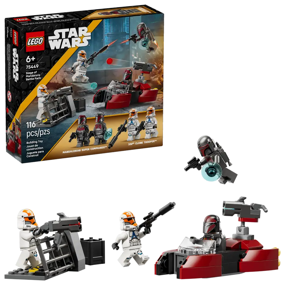 LEGO 75449 STAR WARS - SIEGE OF MANDALOR BATTLE PACK - Toyworld Frankston