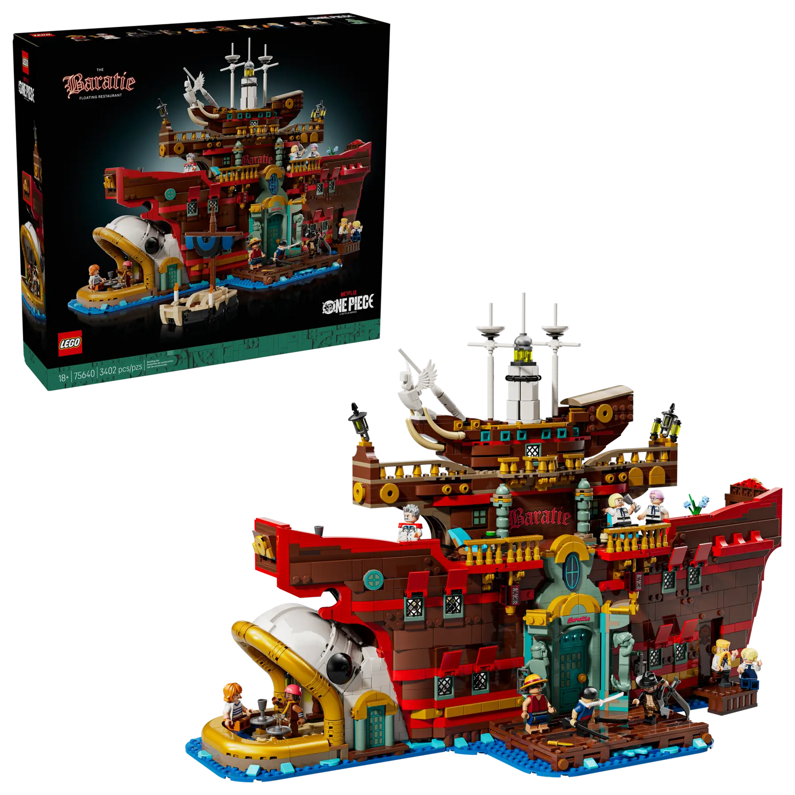 LEGO 75640 ONE PIECE - THE BARATIE FLOATING RESTAURANT