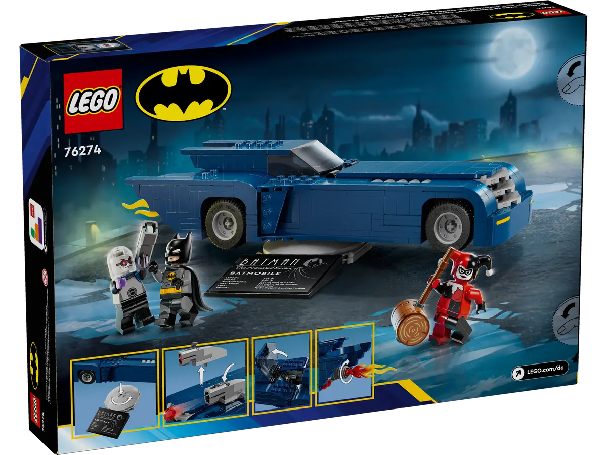 LEGO 76274 - BATMAN WITH THE BATMOBILE VS HARLEY QUINN AND MR FREEZE - Toyworld Frankston