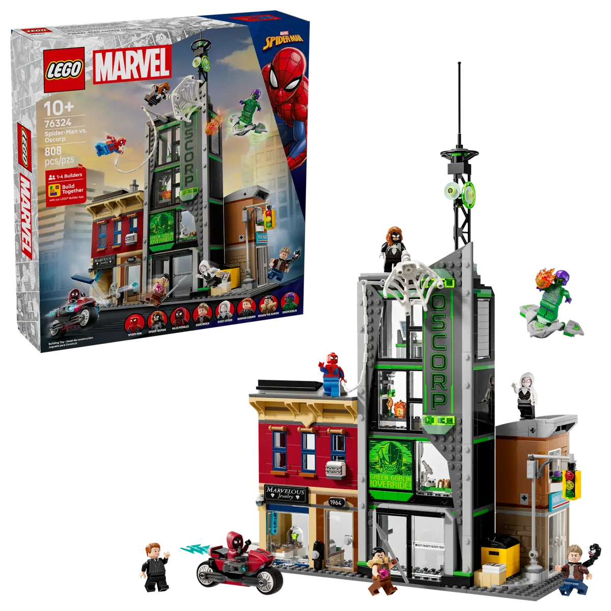LEGO 76324 MARVEL - SPIDERMAN VS OSCORP