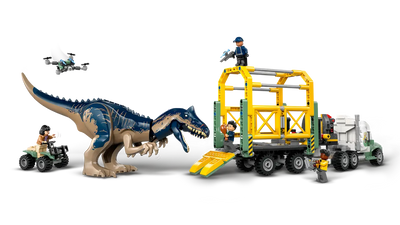 LEGO 76966 - DINOSAUR MISSIONS-ALLOSAURUS TRANSPORT TRUCK - Toyworld Frankston