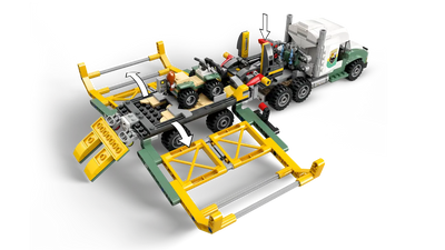 LEGO 76966 - DINOSAUR MISSIONS-ALLOSAURUS TRANSPORT TRUCK - Toyworld Frankston