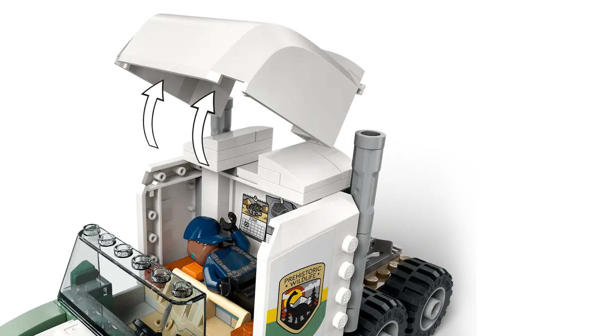 LEGO 76966 - DINOSAUR MISSIONS-ALLOSAURUS TRANSPORT TRUCK - Toyworld Frankston