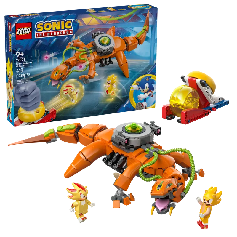 LEGO SONIC THE HEDGEHOG 77003 SUPER SHADOW VS BIOLIZARD - Toyworld Frankston