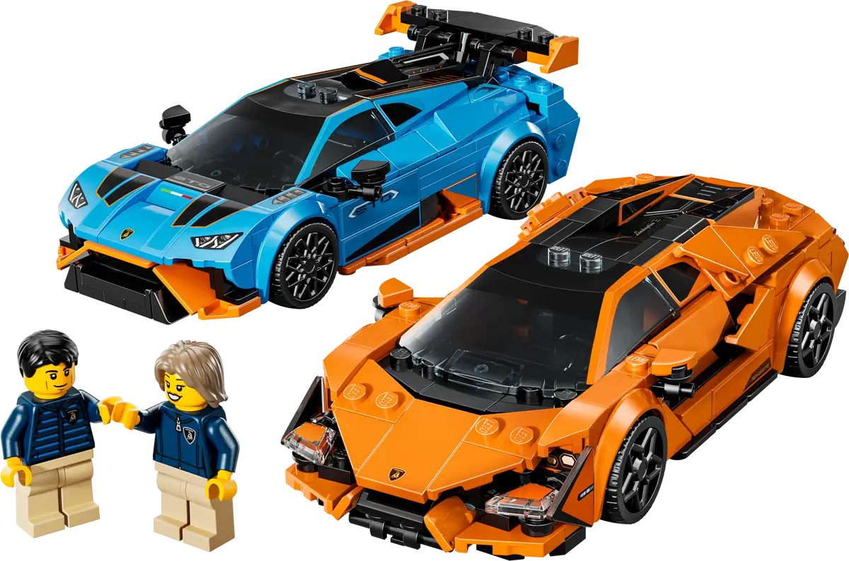 LEGO 77238 - LAMBORGINI REVUELTO AND HURACAN STO SPEED CHAMPIONS