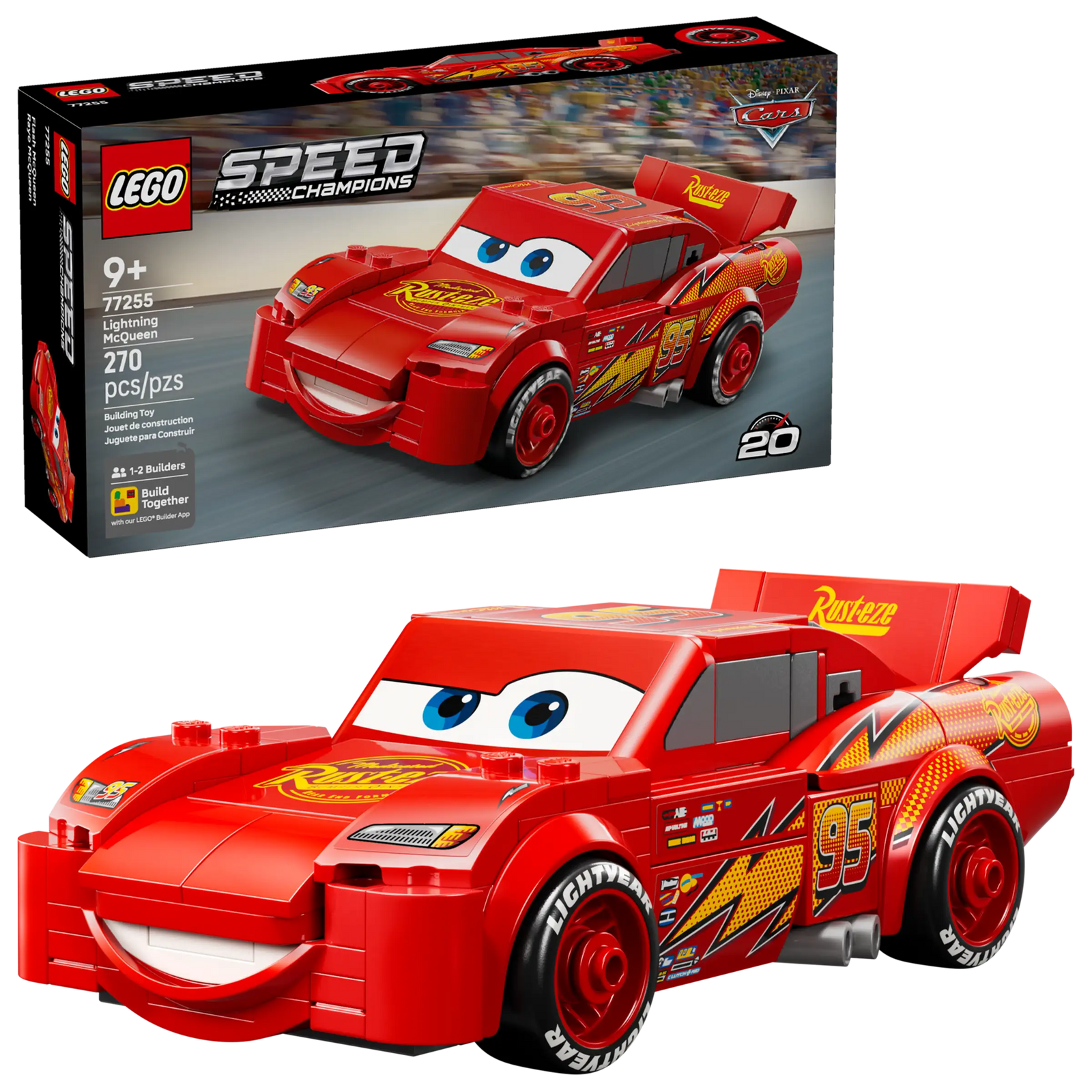 LEGO 77255 Lightning McQueen V29 - Toyworld Frankston