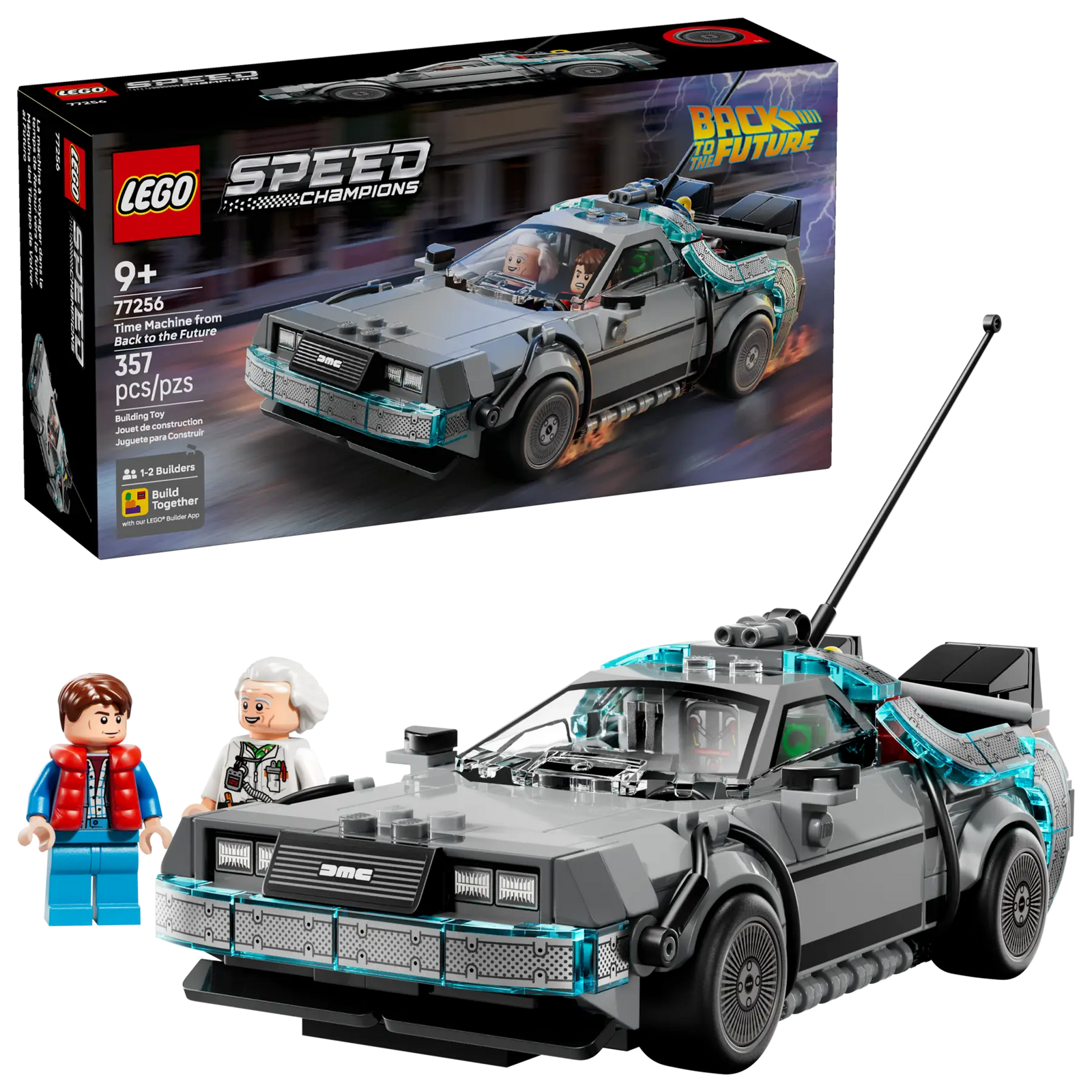 LEGO 77256 SPEED CHAMPIONS - TIME MACHINE FROM BACK TO THE FUTURE - Toyworld Frankston