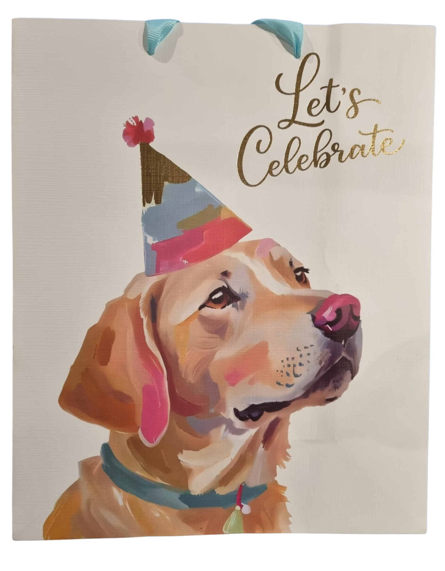 GIFT BAG MEDIUM - LETS CELEBRATE 39343 - DOG