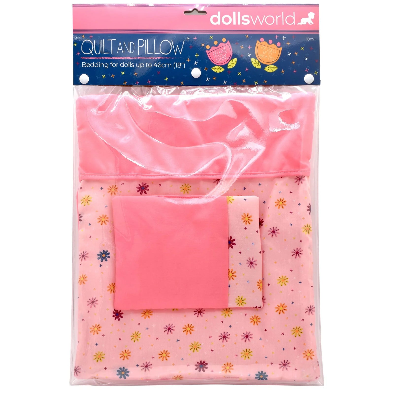 DOLLS WORLD PACIFIC QUILT AND PILLOW - Toyworld Frankston