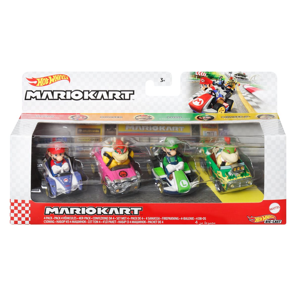 HOT WHEELS MARIO KART 4 PACK - Toyworld Frankston