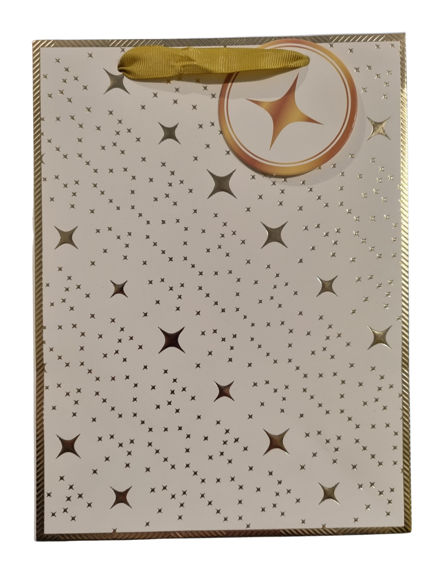 GIFT BAG MEDIUM - CELESTIAL 38708 - WHITE