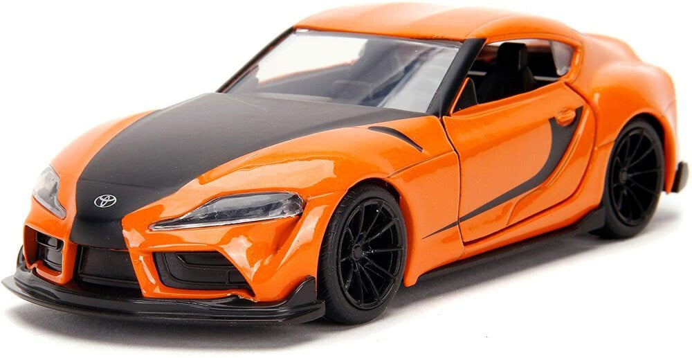 FATE OF THE FURIOUS - 2020 TOYOTA GR SUPRA METALLIC ORANGE 1/32 SCALE METALS DIE-CAST VEHICLE REPLICA - Toyworld Frankston