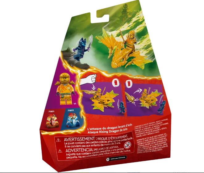 LEGO 71803 NINJAGO - ARINS RISING DRAGON STRIKE - Toyworld Frankston
