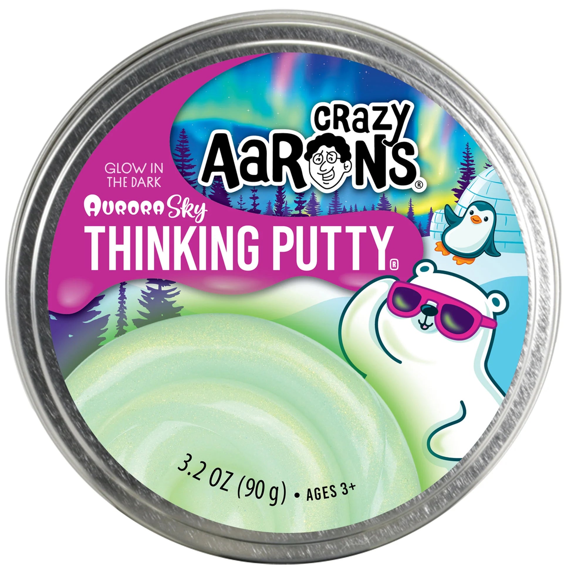 CRAZY AARON'S THINKING PUTTY - AURORA SKY