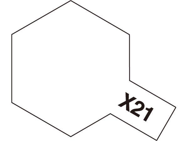 TAMIYA ACRYLIC PAINT MINI X-21 FLAT BASE
