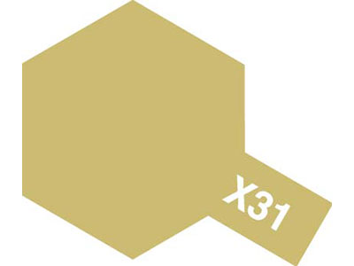 TAMIYA ACRYLIC PAINT MINI X-31 TITANIUM GOLD