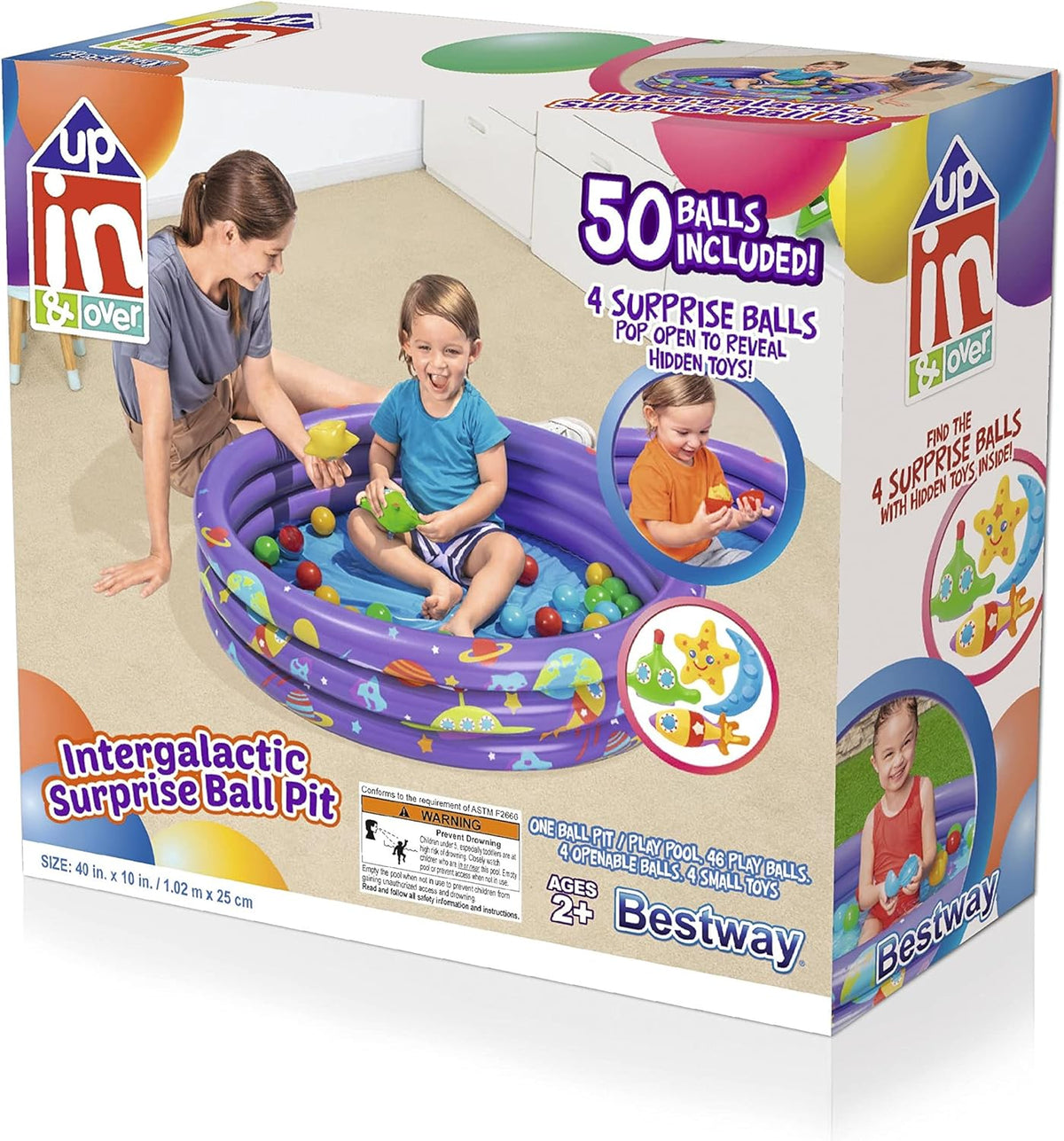 BESTWAY - INTERGALACTIC SURPRISE BALL PIT - Toyworld Frankston
