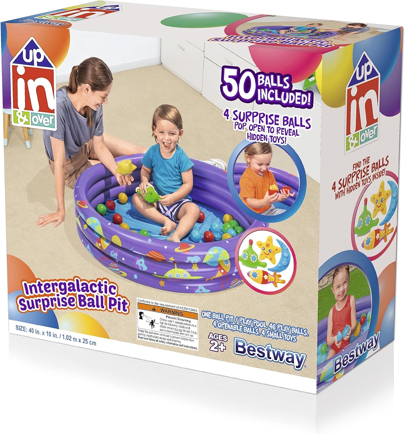 BESTWAY - INTERGALACTIC SURPRISE BALL PIT - Toyworld Frankston