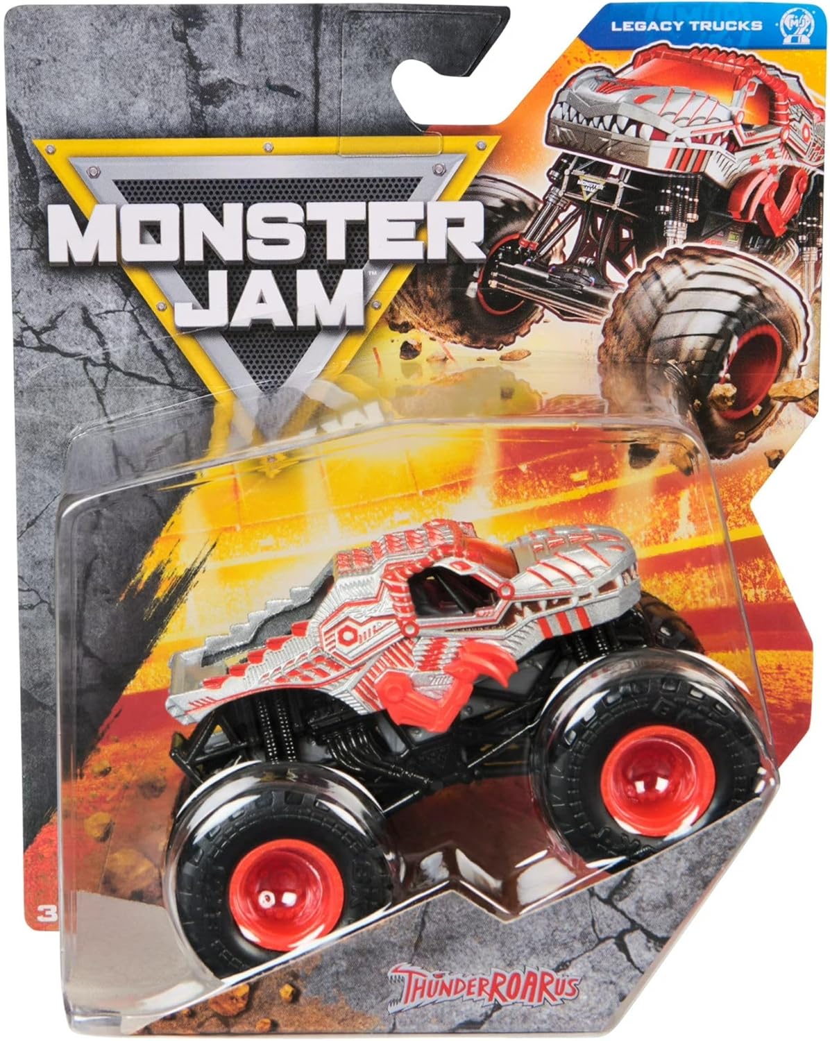 MONSTER JAM SERIES 44 LEGACY TRUCKS - THUNDERROARUS - Toyworld Frankston