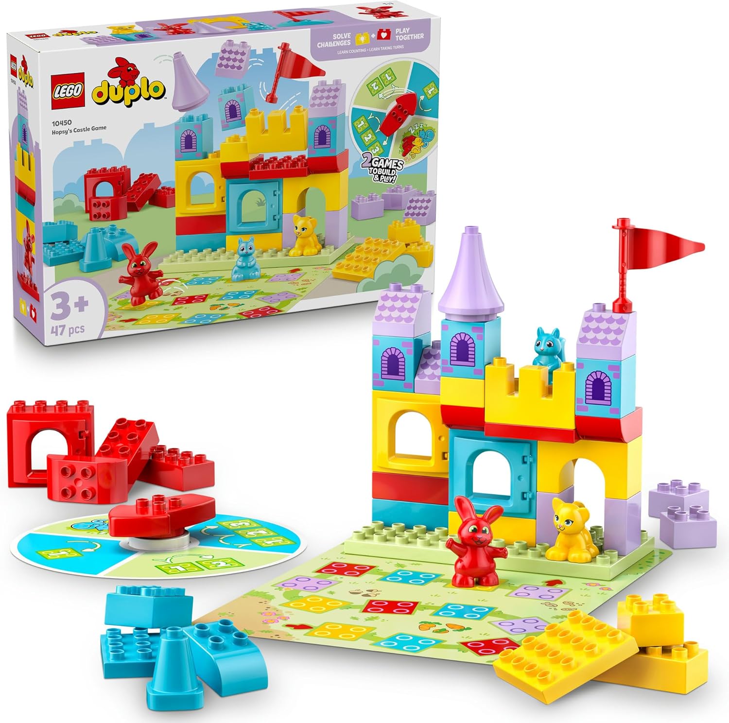LEGO 10450 DUPLO  - HOPSY'S CASTLE GAME - Toyworld Frankston