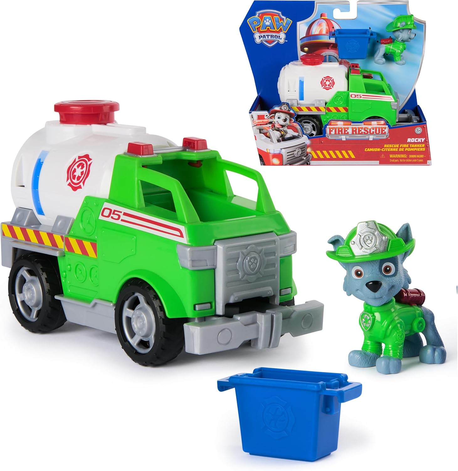 PAW PATROL - FIRE RESCUE ROCKY RESCUE FIRE TANKER