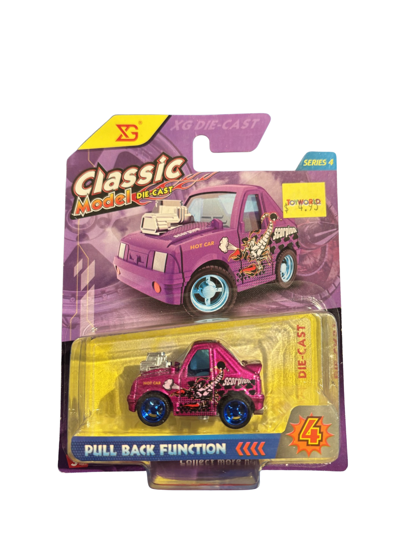 CLASSIC MODEL DIE-CAST PULLBACK SERIES 1 - SCORPION