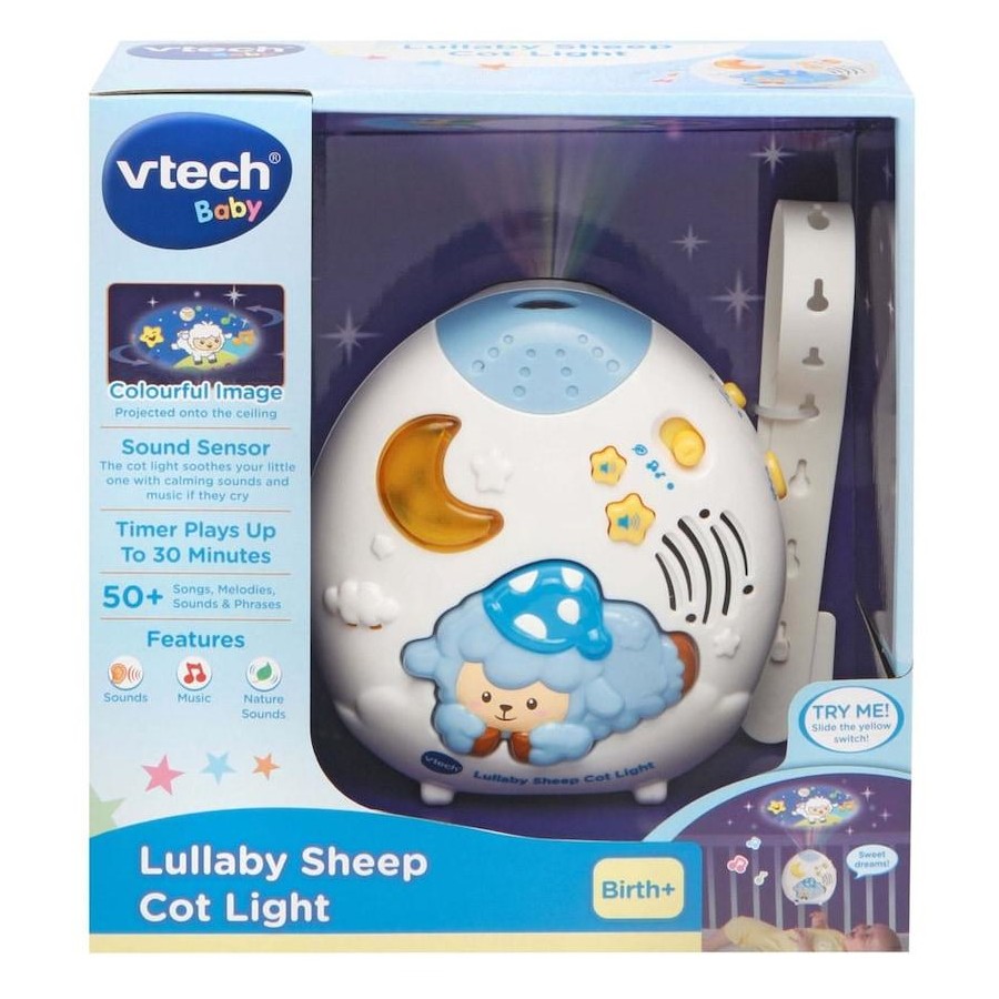LULLABY SHEEP COT LIGHT - Toyworld Frankston