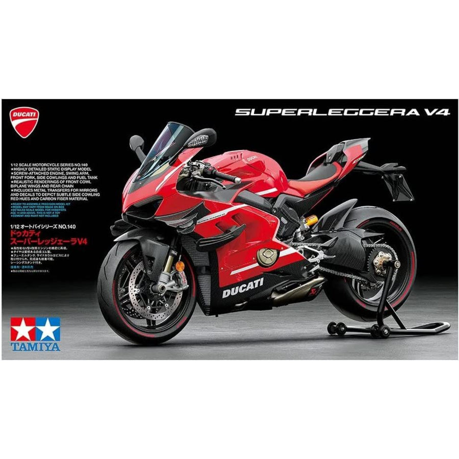TAMIYA DUCATI SUPERLEGGERA V4 MODEL KIT - Toyworld Frankston