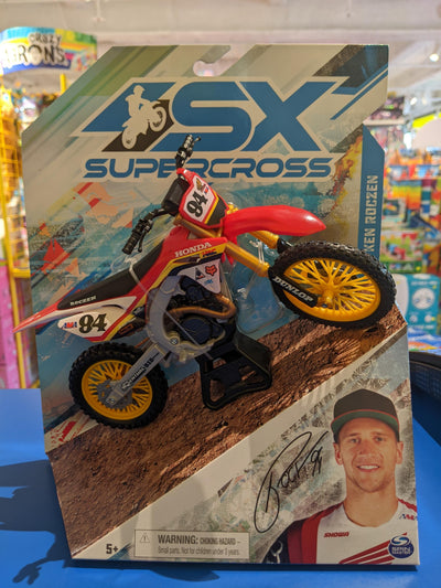 SUPERCROSS 1:10 DIE CAST COLLECTOR MOTORCYCLE - 94 KEN ROCZEN