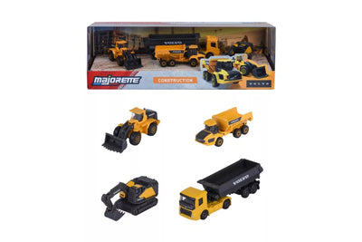 MAJORETTE VOLVO CONSTRUCTION 4PCS GIFT PACK