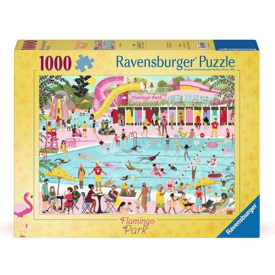 RAVENSBURGER FLAMINGO PARK 1000 PIECE PUZZLE