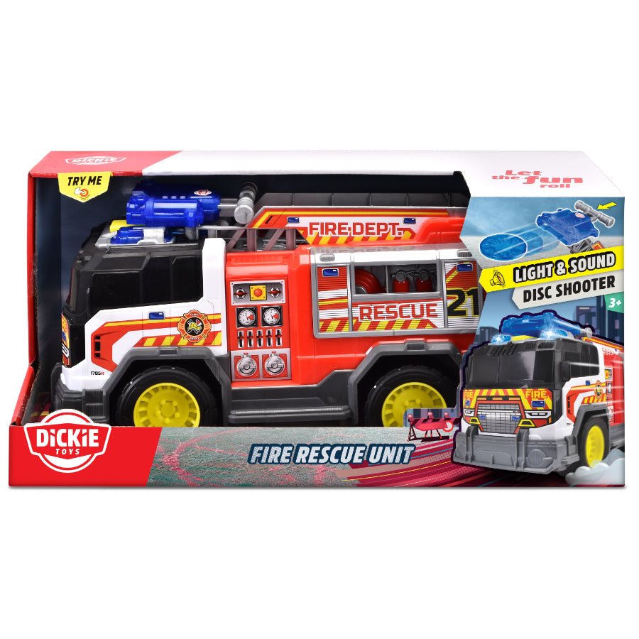 DICKIE TOYS FIRE RESCYE UNIT - Toyworld Frankston