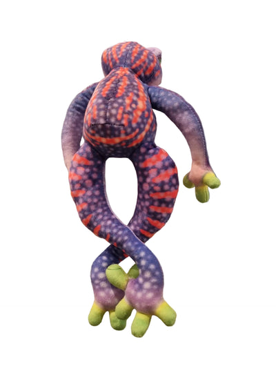 SNUGGLE BUDDIES TREE FROG 30CM - PURPLE RED
