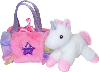 FANCY PALS UNICORN PINK FRILL BAG WITH STAR - Toyworld Frankston