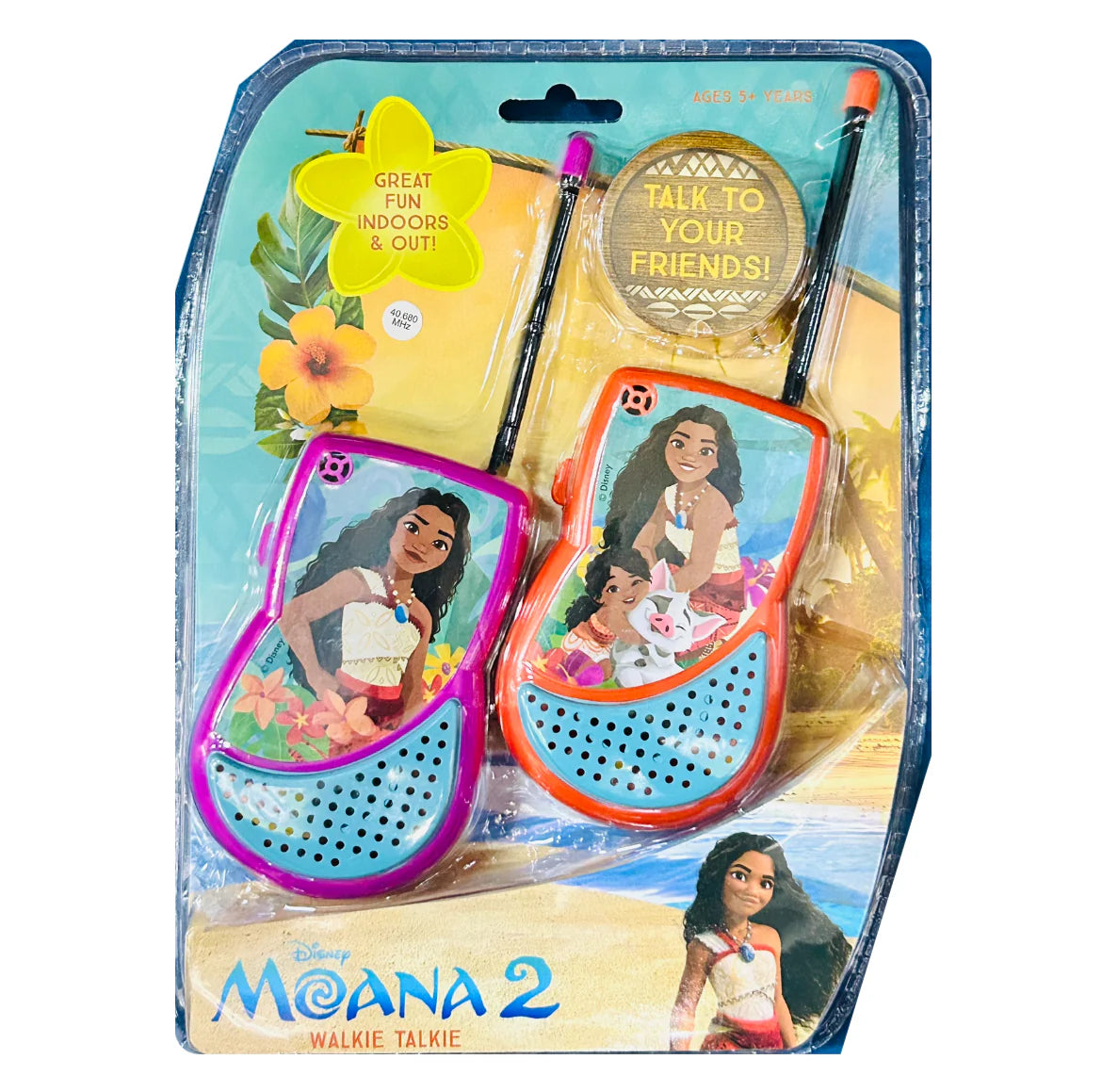 MOANA 2 WALKIE TALKIE SET - Toyworld Frankston