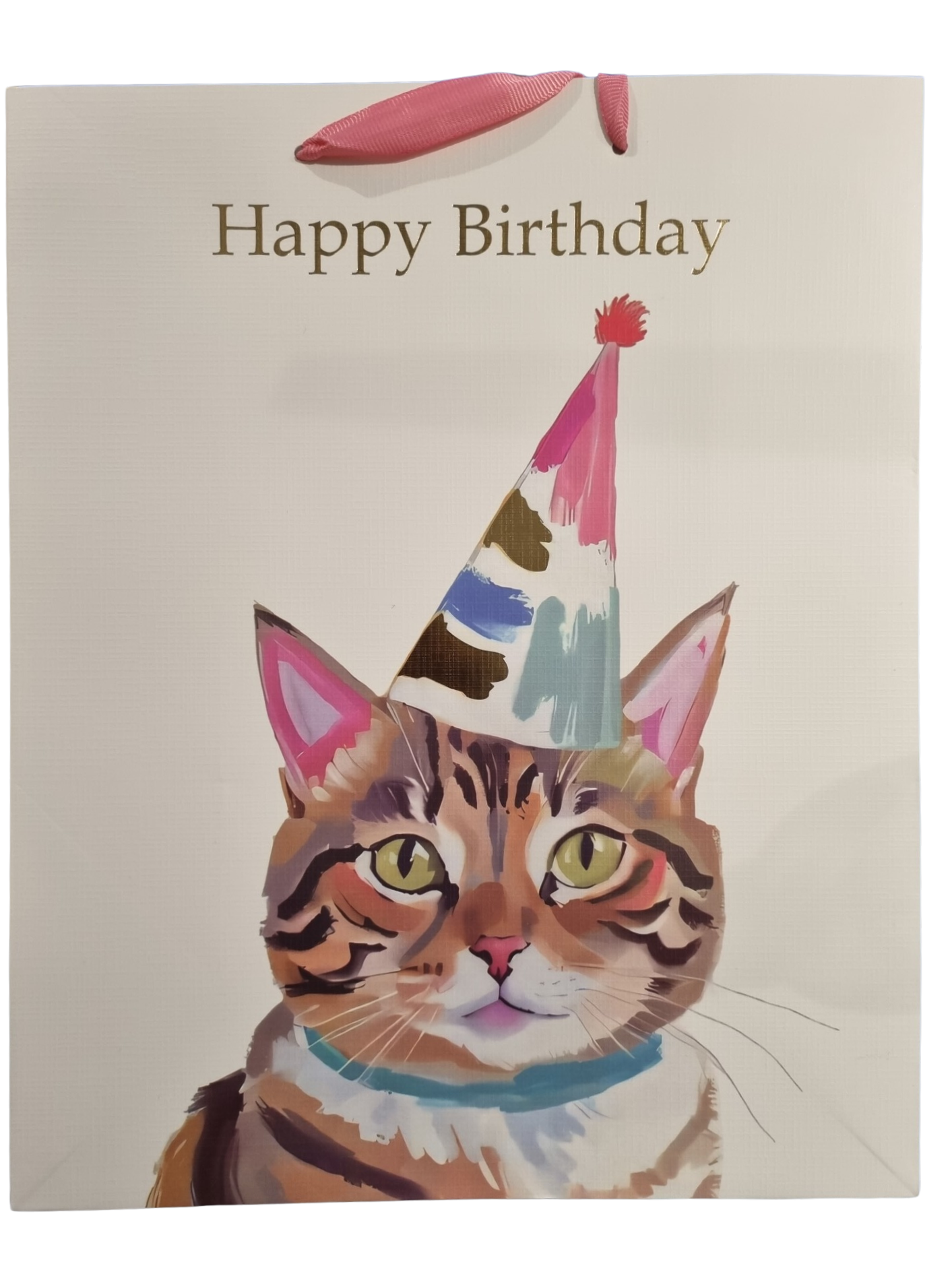 GIFT BAG MEDIUM - HAPPY BIRTHDAY 39343 - CAT