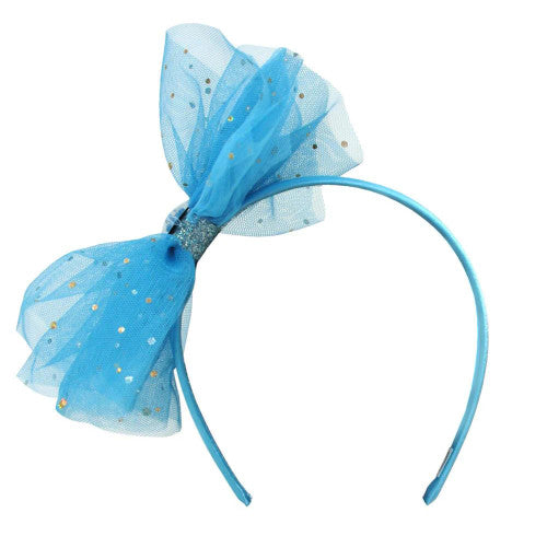 PINK POPPY - DISNEY CINDERELLA SPARKLING BOW HEADBAND - Toyworld Frankston