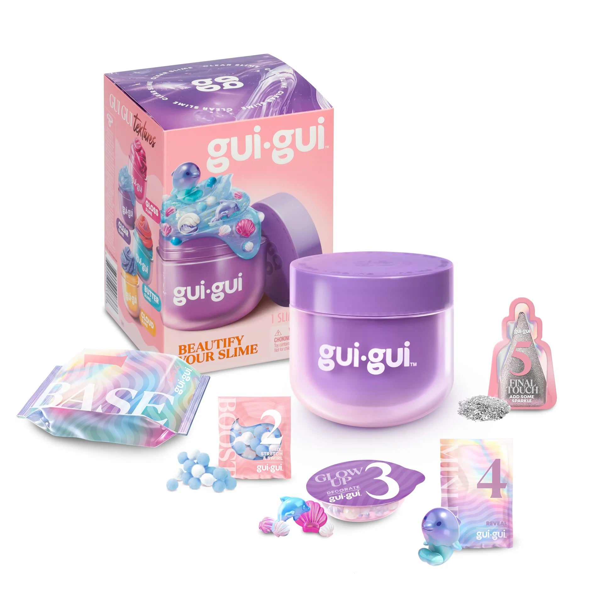GUI GUI SLIME - CLEAR BEAUTIFY YOUR SLIME - BLIND BOX