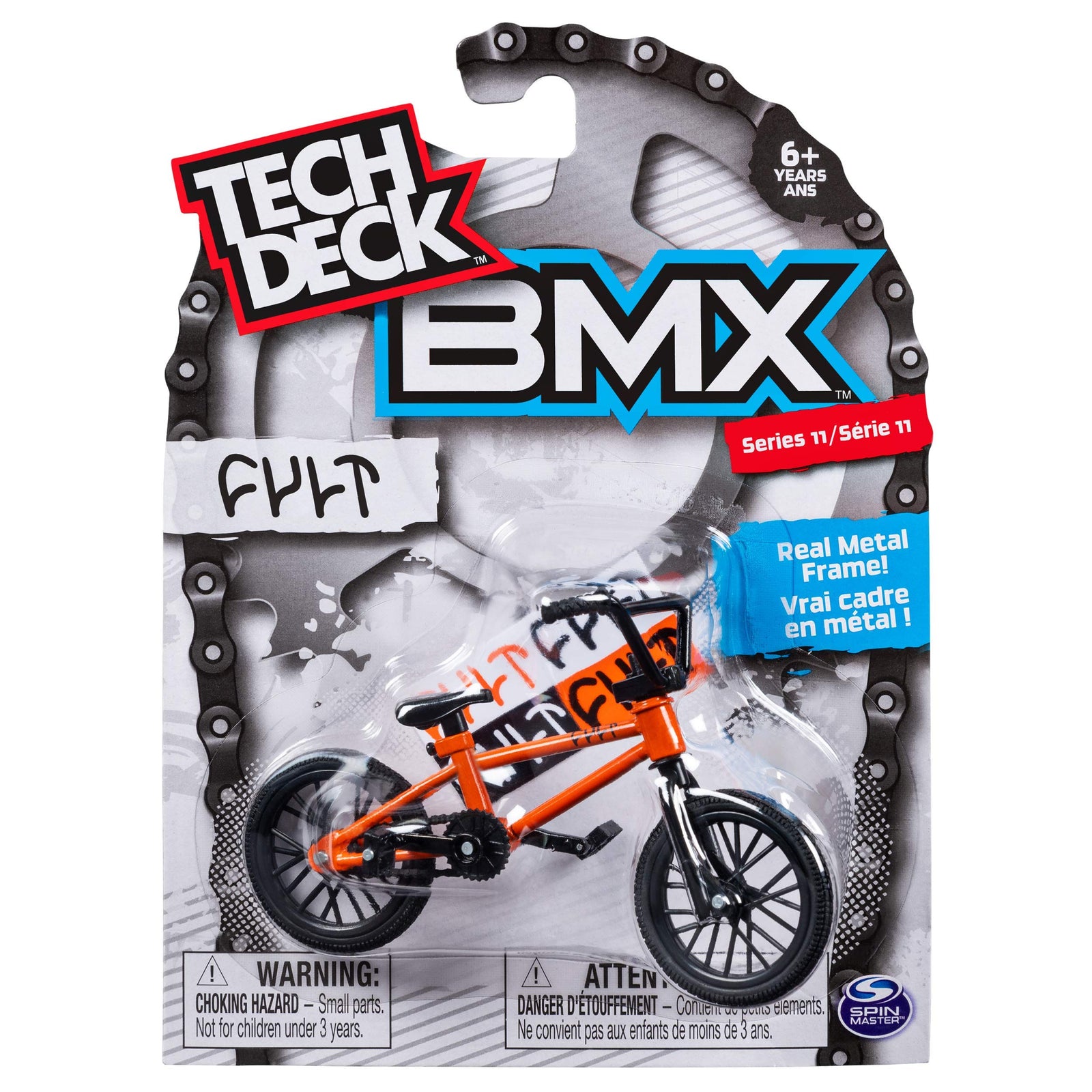 TECH DECK BMX SINGLE PACK - CULT ORANGE - Toyworld Frankston
